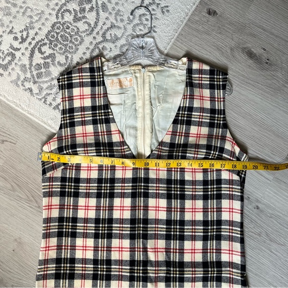 Vintage Pendleton 100% Wool‎ Dress Size 16 Preppy Academia Grunge Mod Lined - Picture 13 of 15